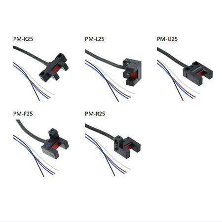 ឧបករណ៍ចាប់សញ្ញាមីក្រូ Photoelectric - PANASONIC PM-25 U-shaped Micro Photoelectric Sensor